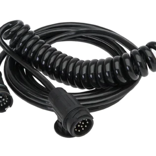 Ifor Williams 13 Pin Tipper Battery Charger Coiled Suzi Lighting Cable TT2515, TT3017 & TT3621 Tipping Trailers Partcode: P1980