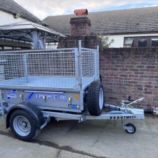 Ifor Williams TT2012 Single Axle Tipping Trailer with Mesh Sides