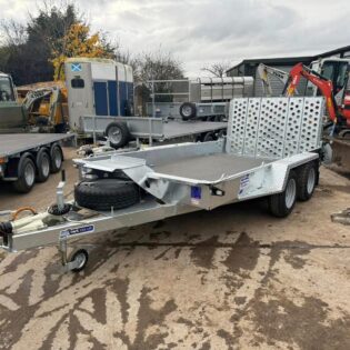 New Ifor Williams GH126 Plant Trailer with Ramp & LED Lights
