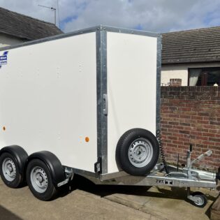 Brand New Ifor Williams BV85 Box Trailer With Ramp & Van Door