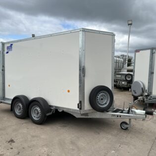 Brand New Ifor Williams BV105 Box Trailer With Ramp & Van Door