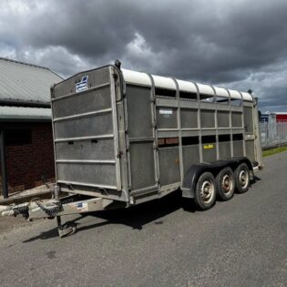 2017 Ifor Williams TA510 14 x 6 Tri Axle with Sheep Decks
