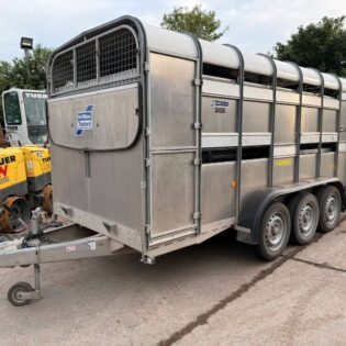2021 Ifor Williams TA510 14 x 6 Tri Axle Livestock Trailer with Sheep Decks