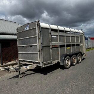 2017 Ifor Williams TA510 14 x 6 Tri Axle Livestock Trailer with Sheep Decks