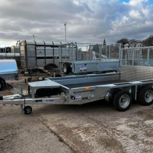 Ifor Williams GX126 Double Axle12ft Plant Trailer with Ramp