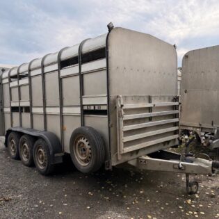 2018 Ifor Williams TA510 14 x 6 Tri Axle Livestock Trailer with Sheep Decks