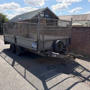 2018 Ifor Williams LM146 with Dropsides and Mesh Sides