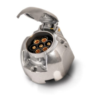 Maypole 12N Type 7 Pin Aluminium Socket - Partcode: MP25B