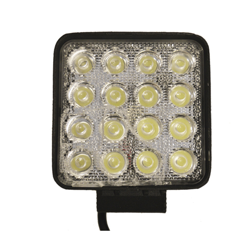 12/24V 48W LED Worklamp – 16x3W 3800lm Flood IP67 - Partcode: MP5058