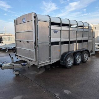2023 Ifor Williams TA510 14 x 6 Tri Axle Livestock Trailer with Sheep Decks STOCK 81