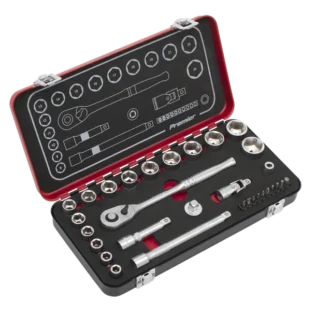 Sealey Premier Platinum Socket Set 3/8"Sq Drive 31pc - Partnumber - AK7921